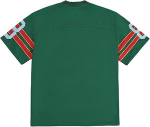 Maillot de football américain pour femme, coupe classique, manches courtes, col en V, maille respirante, protection UV, nom d'équipe personnalisé - Product Image 3