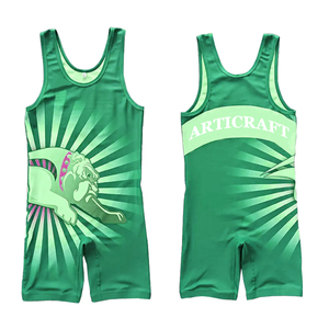 Vente en gros de maillots de lutte classiques personnalisables, imprimés, respirants, écologiques, à séchage rapide, en Spandex/Polyester 260g, col en V - Product Image 6