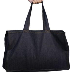 Sac fourre-tout en coton calicot 100% biologique et écologique avec logo personnalisé, beige naturel, sac de courses en toile, logo écologique - Product Image 4