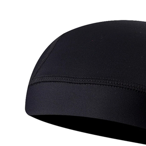 Bonnet d'hiver respirant à séchage rapide en tissu, idéal pour le cyclisme en extérieur, avec logo personnalisé, couleur unie - Product Image 2