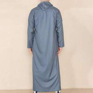 Túnicas Islámicas Musulmanas de Invierno OEM de Alta Calidad, Jubbah para Hombre, Tallas Grandes, Transpirables, de Secado Rápido, Tejidas, Color Personalizado, Qatar - Product Image 2