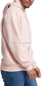 Sweat à capuche en coton élégant pour homme avec doublure en polaire douce, matière polaire, coupe décontractée - Product Image 2