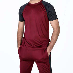 Chándal Deportivo de Verano para Hombre, Personalizado al por Mayor, de Alta Calidad, Poliéster/Algodón Sólido, Transpirable, Ligero, de Secado Rápido - Product Image 3