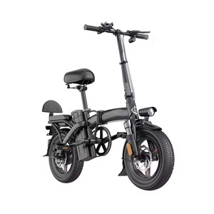 Bicicleta Eléctrica Plegable de Tamaño Mini, 14 Pulgadas, 400W, 48V, 15Ah, Bicicleta Urbana Compacta, Plegable - Product Image 1