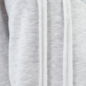 Ensemble de survêtement pour homme Crescent Wear, gris clair chiné, avec détails rayés, 100% coton, streetwear, hiver - Product Image 6