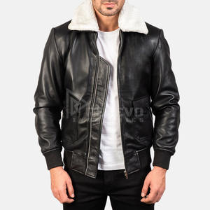 Blouson en cuir pleine fleur pour homme, veste de moto de luxe en cuir de vache véritable, fermeture éclair YKK, manteau de motard robuste sur mesure, vente en gros - Product Image 1