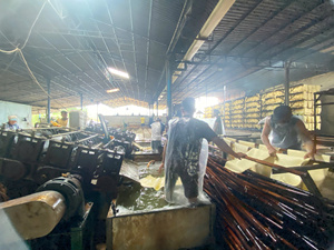 Lámina de caucho natural de alta calidad Vietnam Ngoc Chau, acanalada y ahumada, grado de moldeo por soplado, resistente a bajas temperaturas, uso médico. - Product Image 5