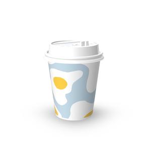 Tasses de papier de boissons chaudes et froides jetables dans des tailles de 8oz 12oz 16oz 20oz 22oz emballées commodément - Product Image 1