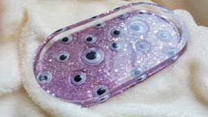 Bandeja de Resina al por Mayor, Bandeja Decorativa Profesional de Resina para Exhibición de Joyas, Bandeja de Arte Epoxi Hecha a Mano, Precio de Fábrica Personalizado - Product Image 4