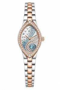 Luxury Women's Analog Quartz <b>Watch</b> With <b>Diamond</b> Accents Irregular Case Stainless Steel Band - Product Image 4