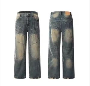 Jeans de Mezclilla para Hombre y Mujer, 100% Algodón, Secado Rápido, Corte Regular Vintage, Lavado Casual, Rectos, para Invierno y Verano, Varios Modelos - Product Image 4