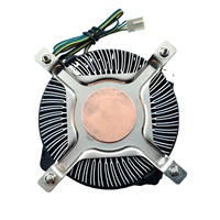 Refroidisseur de processeur en aluminium PWM 12V avec ventilateur de refroidissement 92x25mm et dissipateur thermique pour processeurs LGA 1150 1155 1156 1700 1851