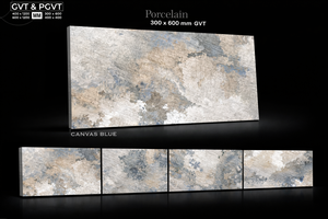 Azulejos de Porcelana GVT PGVT Brillantes de 300x600 mm, Estilo Carrara Statuario Calacatta, Suministro al por Mayor, Aspecto de Mármol - Product Image 3