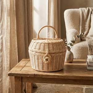 Cesta de Mimbre Artesanal con Cierre - Product Image 5