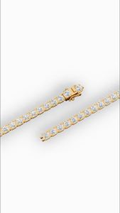 Proveedor de Pulseras de Joyería Fina OEM, Pulsera de Diamantes Cultivados en Laboratorio con Corte Redondo, Plata de Ley 925, Chapado en Oro Rosa, Venta al Por Mayor - Product Image 4