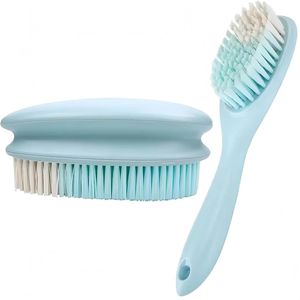 2 Pack Soft Bristle Fabric Cleaner <b>Scrub</b> Brush for <b>Clothes</b> Carpet Stain Removal Scrubbing - Product Image 1