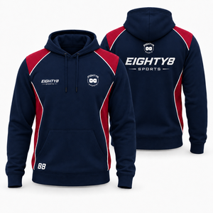 Vêtements de sport personnalisés pour équipe, unisexes, hiver, 808, sur mesure, sublimés, brodés, 100% coton, respirants, séchage rapide, coupés et cousus - Product Image 3