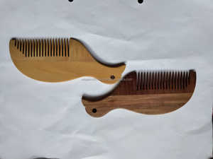 Handmade Small Pocket <b>Wide</b> Tooth Wooden <b>Comb</b> Men Women Hair Detangler Natural Neem Bamboo Beauty Bridal Wedding Occasion - Product Image 4