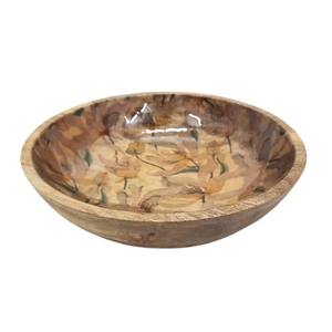 Cuenco de Madera de Acacia de Alta Calidad con Diseño de Quemado de Madera, Cuenco para Alimentos, Cuenco Decorativo para Dátiles de Ramadán, Cuencos de Madera Estilo Árabe - Product Image 3