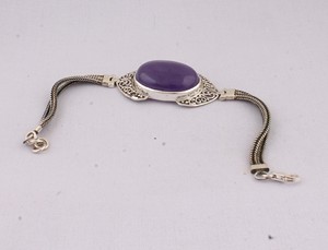 925 Sterling Silver Gold Plated Luxury <b>Beaded</b> Chain <b>Bracelet</b> Handcrafted Statement Jewelry for Anniversary Wholesale - Product Image 3