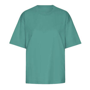 Camisetas Casuales de Poliéster Ecológico Transpirable de Manga Corta con Cuello en V para Mujer, Lisas, Teñidas, con Logotipo Personalizado, Corte Regular, para Todos - Product Image 2