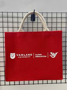 Bolsas de Mano de Lona y Yute con Logotipo Personalizado Impreso al por Mayor, Diseño de Correa de Hombro Simple para Uso Promocional y de Compras - Product Image 4
