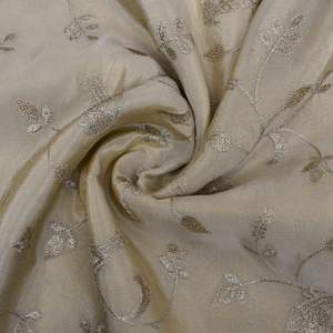 Tissu en Chiffon Brodé Malty Dobby 100% Polyester Respirant Écologique pour Mariage, Couleurs Personnalisées, Fournisseur Textile Export - Product Image 4