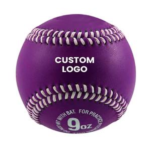Pelota de béisbol profesional de caucho para competición, entrenamiento y ejercicio con personalización de logotipo, color, diseño y material. - Product Image 1