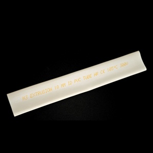Tubería de PVC 18mm I.D Aislamiento eléctrico No retráctil Resistente al calor 105C 300V Voltaje de soporte Suministro de fábrica OEM - Product Image 3