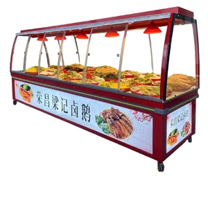 Tủ trưng bày 2.5m để treo vịt Vịt Quay Vịt quay ngỗng với độ tươi làm lạnh giữ chức năng giữ nhiệt - Product Image 5