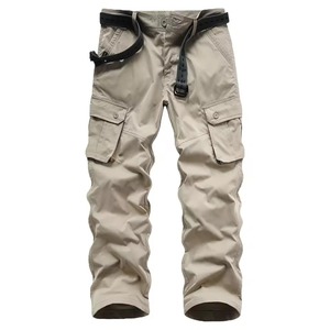 Pantalon cargo pour homme en coton premium, multi-poches, confortable, décontracté, pour l'extérieur et le quotidien, fabricant en gros de vêtements en tricot - Product Image 1