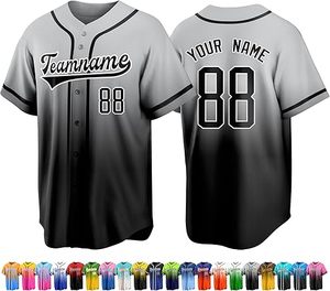 Proveedor de Uniformes de Béisbol con Jersey de Béisbol Personalizable con Impresión Digital Transpirable de Poliéster/Algodón, Logotipo Frontal de Secado Rápido - Product Image 2