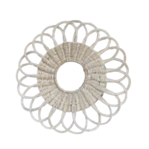 Set de table rond en rotin fait main du Vietnam, tissé à partir de rotin naturel, pour tables de cuisine et décoration. - Product Image 3