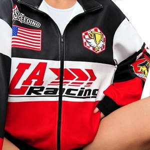 Chaqueta de Motocicleta para Mujer, de Lona Acolchada, con Logotipo Personalizado, Impresa de Alta Calidad, Nuevo Diseño 2024 - Product Image 5