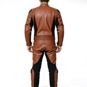 Traje de Motociclismo de Cuero Profesional de 1 Pieza para Hombre, Cuero Vacuno, Homologado por la CE - Product Image 2