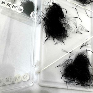 ซัพพลายเออร์ขนตาแบบ Volume Lash Extensions แบบพัดหลวม 3D-8D 0.07 ฐานแคบ CC/DD/M/L Curl ขนตาปลอมแบบมิงค์ ไหมสังเคราะห์ - Product Image 4