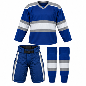 Uniforme de Hockey sobre Hielo de Alta Calidad, Último Diseño, Nueva Llegada, Hecho de Poliéster, para Venta en Línea, Servicio OEM - Product Image 4