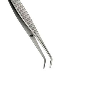 Pinces en acier inoxydable de qualité supérieure, courbées, pour usage dentaire professionnel, certifiées CE ISO, par Grip Surgical, vente en gros directe usine. - Product Image 3