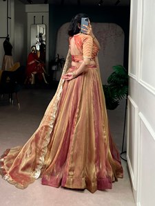 Women Carika Silk Embroidery work Designer Lehenga Choli - Product Image 5