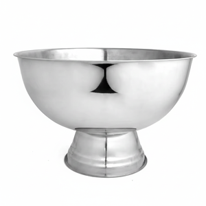 Tazón de champán redondo de acero inoxidable, personalizado, de Metal, cerveza, vino, champán, hielo - Product Image 1