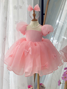 Vestido de Gasa Suave al por Mayor para Niñas de 1 a 14 Años, Estilo Princesa Casual con Capas Flotantes, Halter, Opciones de Color, ODM - Product Image 2