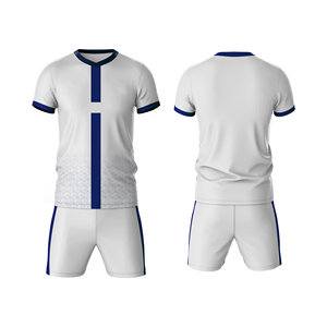 Uniforme de rugby pour hommes personnalisé par sublimation, 100% polyester, décontracté, maillot et short imprimés sur mesure, vêtements de sport d'équipe assortis - Product Image 2