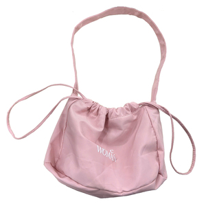 Trendy Waterproof Nylon <b>Drawstring</b> Shoulder Bag for Color Lightweight Cheap Factory Price for Wholesale Large Quantity OEM - Product Image 4