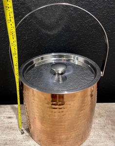 High Quality <b>Bucket</b> <b>With</b> Handle <b>Lid</b> And Matching Spoon For Restaurant Beverage Or Outdoor BBQ And Garden Party Drink Serving - Product Image 4