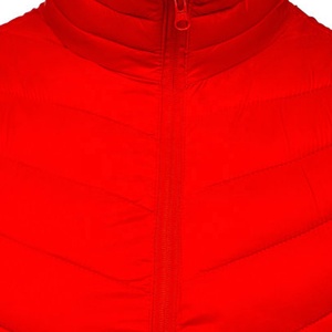 Wholesale Sleeveless Customize Vest <b>Jackets</b> High Quality Custom Made Stand Collar Zipper Puffer Vest Polyester Men Trending Vest - Product Image 5