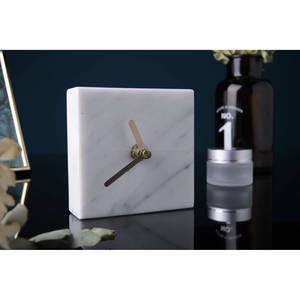 Reloj de Mesa de Mármol de Diseño de Alta Gama, Reloj Decorativo de Lujo para el Hogar, Modelo A-Raz-005 de TCE - Product Image 5