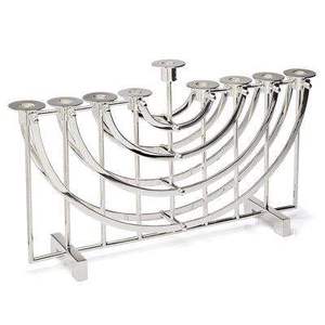 Ménorah moderne à 7 branches en laiton, chandelier pour Hanouka et décoration intérieure, porte-bougie, prix le plus bas - Product Image 4