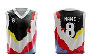 Ensemble d'uniformes de basketball personnalisés en gros, légers, en micromesh, pour jeunes, pour camps et équipes, fabricant OEM ODM en gros - Product Image 5