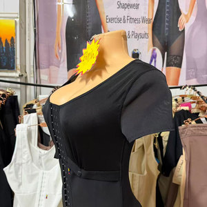 Venta al por mayor Fajas Colombianas Bodysuit Jumpsuit Panties Body Shaper Slimming Fit T Shirt Top Seamless - Product Image 6