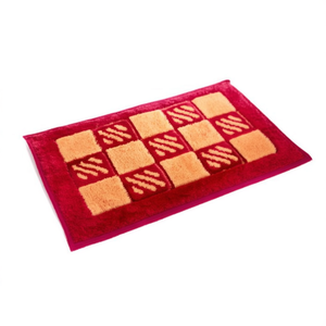 Alfombra de Baño de Microfibra Resistente 40x60 CM Antideslizante Suave Absorbente Diseño Floral de PVC con Logotipo Personalizado Estilo Lindo para Hogar, Hotel y Baño - Product Image 2